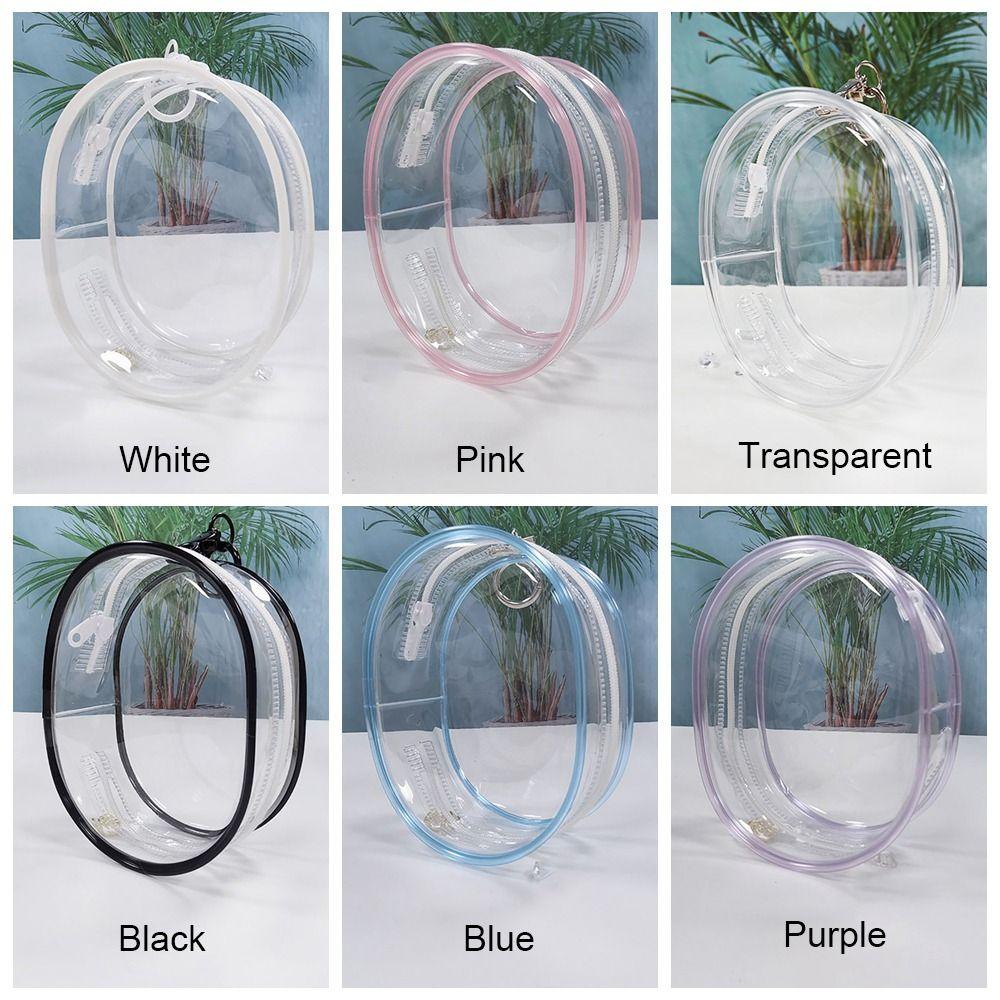 ПВХ прозрачный чехол для хранения сумка украшение мини кукольный дисплей коробка уличная сумка подарочная 10 см кукольные аксессуары