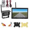 Vehicle Backup Camera System 7in Display Monitor IR Night Vision IP68 Water Proof for Bus Truck