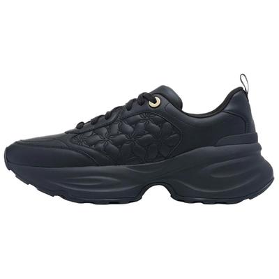 Li Ning 1990 Минималистичные Удобные Амортизирующие Кроссовки с Низким Верхом Повседневные Женские кроссовки Черные ALFW004-1