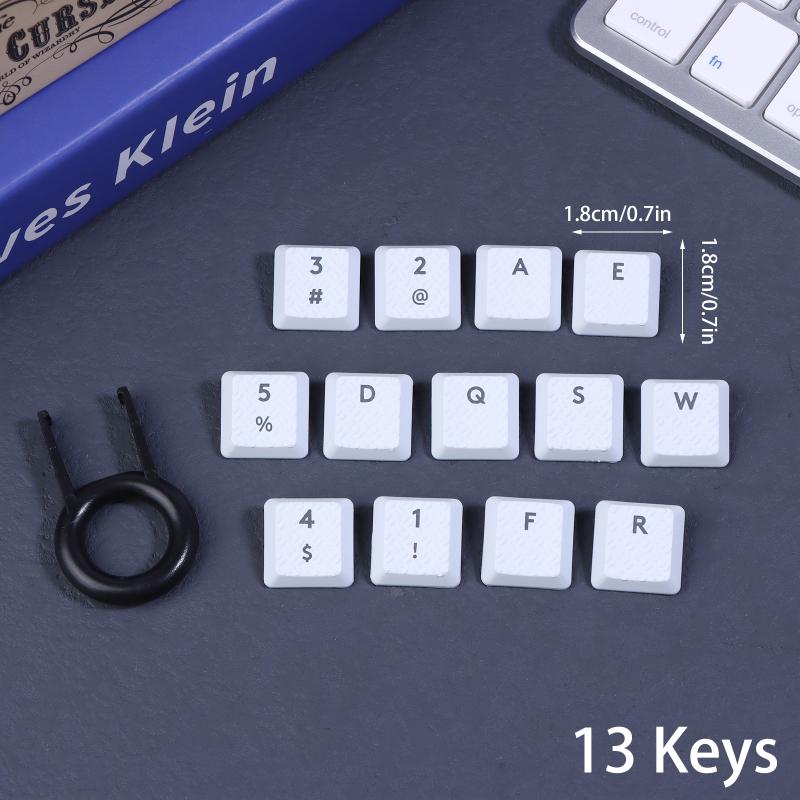 8 Клавиш, 13 Клавиш Колпачки Для Механической Клавиатуры G915\G913\G815\G813\Tkl87 Нескользящие Текстурированные Запасные