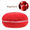 Plush Cute Macaron Cushion Cover With Pp Cotton Fill For Sofa And Chair Decor
