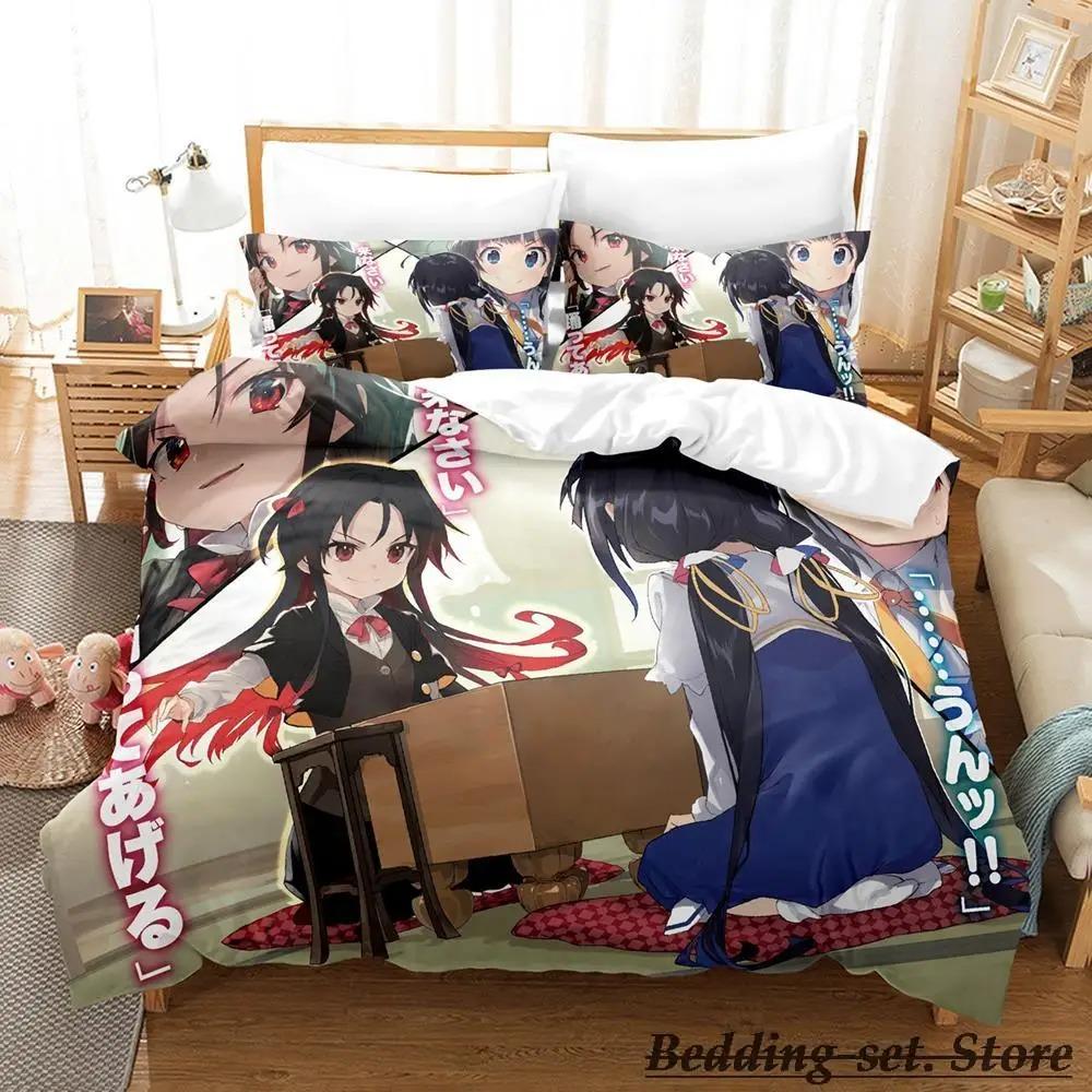 The Ryuo's Work Is Never Done! Bedding Set Single Twin Full Queen King Size Bed Set Adult Kid Bedroom Duvetcover Sets Anime