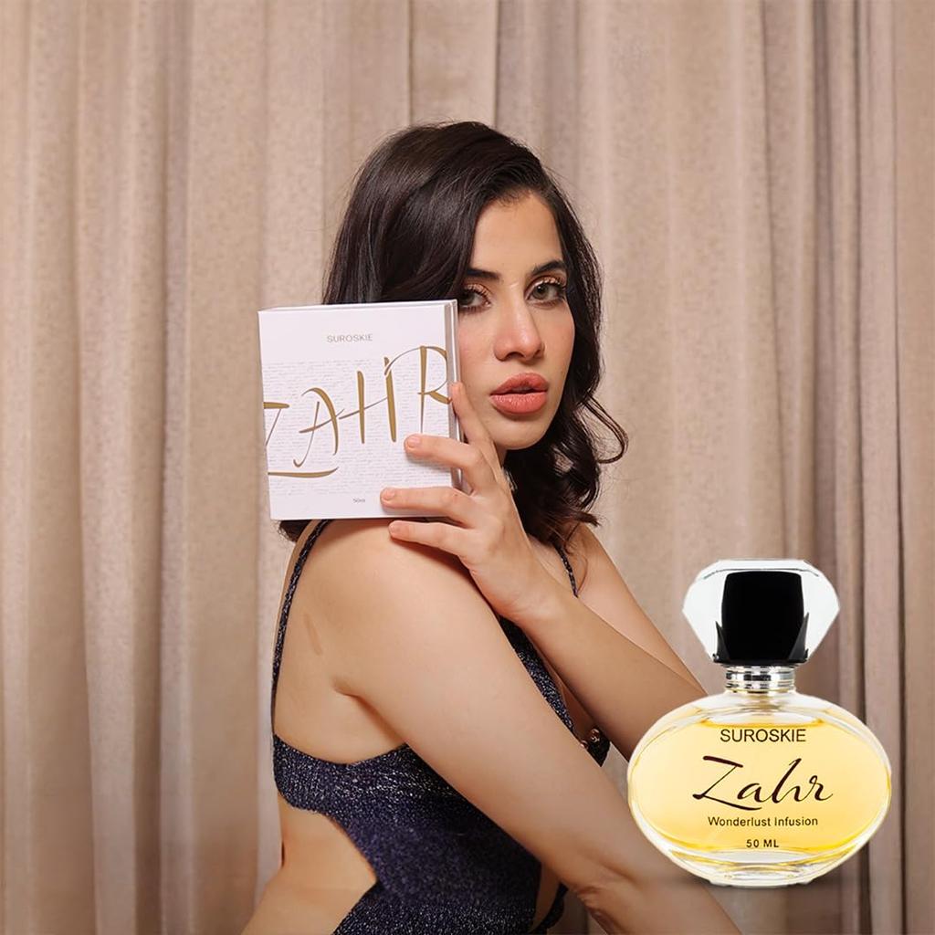Suroskie Zahr Perfume 50ml | Luxury Eau De Parfum | Long Lasting Unisex Fragrance Spray