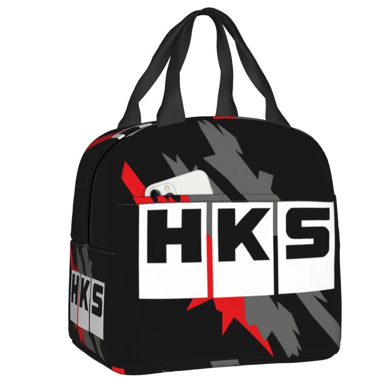 Custom H-HKSES CLK Insulated Lunch Tote Bag for Women Portable Thermal Cooler Food Lunch Box Kids School Children
