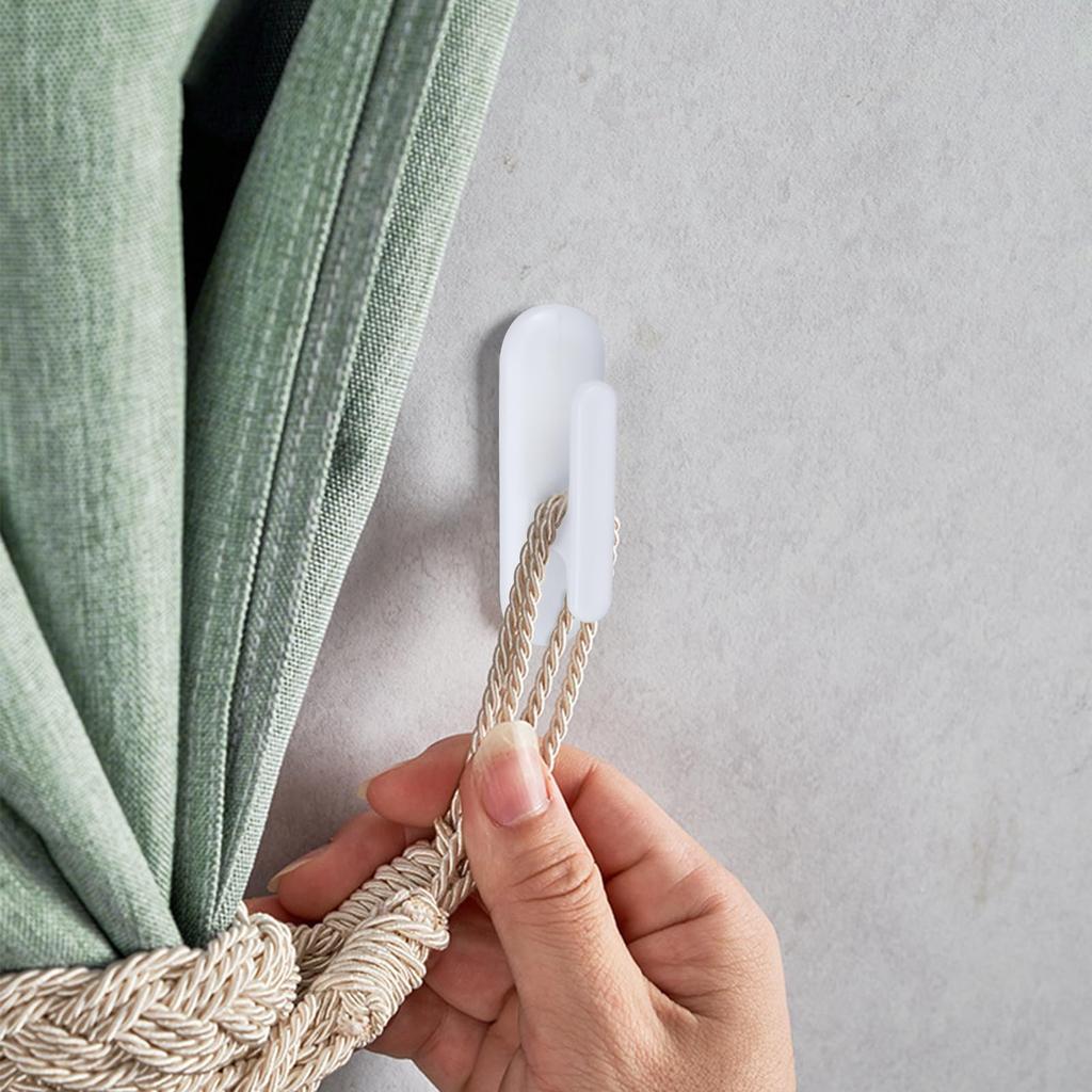 8 шт. Держатель шнура для жалюзи, Безопасные крючки для шнура жалюзи, Самоклеящийся фиксатор шнура, Защита от детей, Устройство для наматывания шнура жалюзи, Для наматывания шнура жалюзи