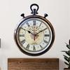 Antique Victoria 15 Inch Wooden Wall Clock - Vintage Nautical Style Elegant Decorative Timepiece for Classic Home Décor