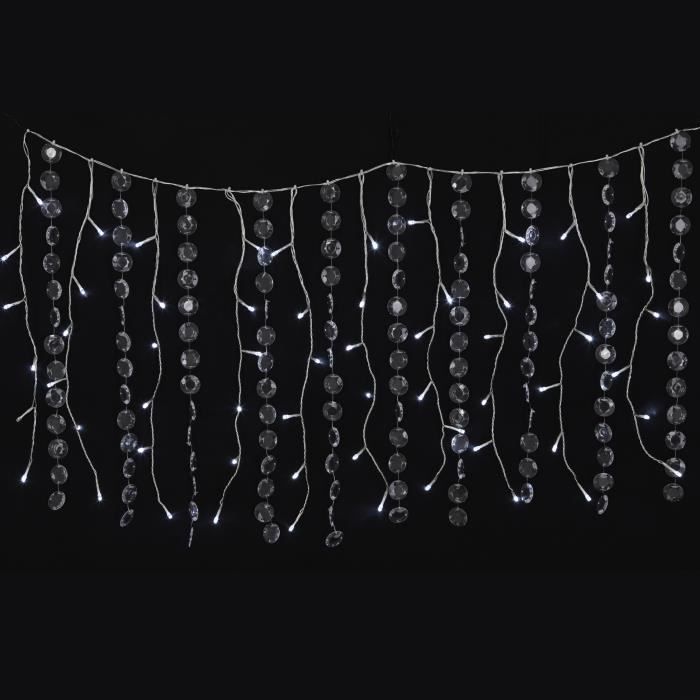 Guirlande lumineuse - Marque - Modèle - 60 LED - Blanc - 5 m - IP44