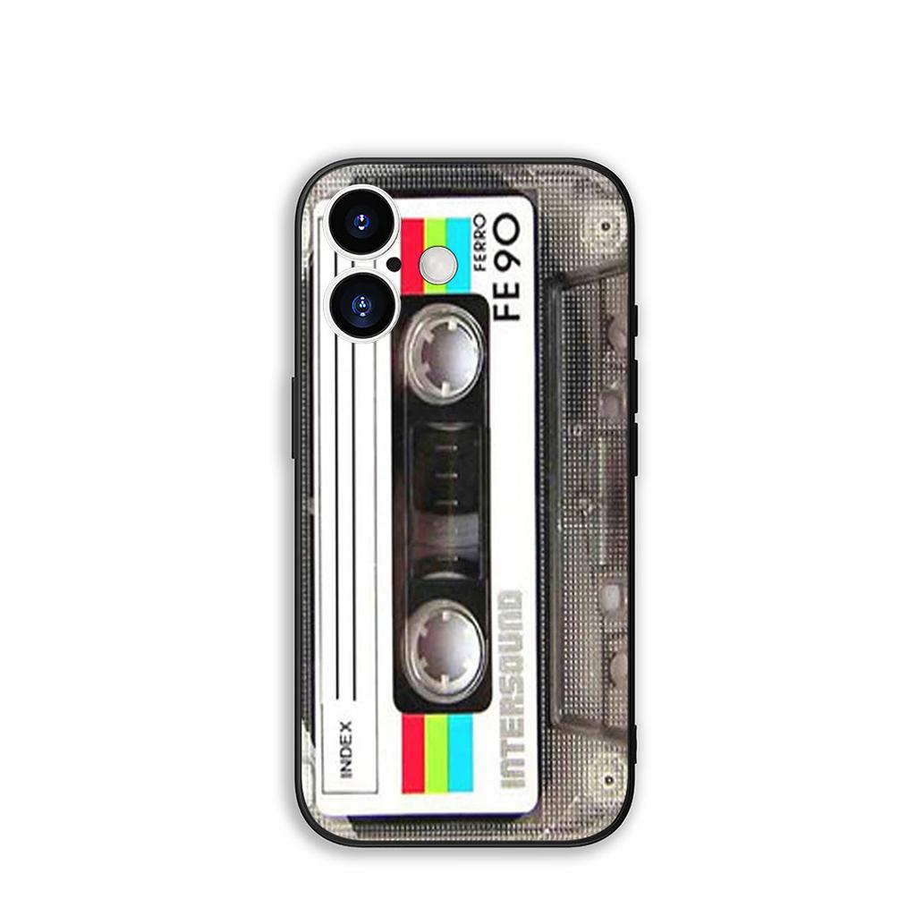 Чехол Cover для Apple iPhone 16 11 13 14 15 Pro Max 7 6 8 Plus SE2 SE3 + 16E SE 2022 Чехол Винтажная Кассета Музыкальная Лента Ретро