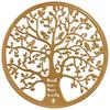Tree of life - metal wall decoration with inspiring values