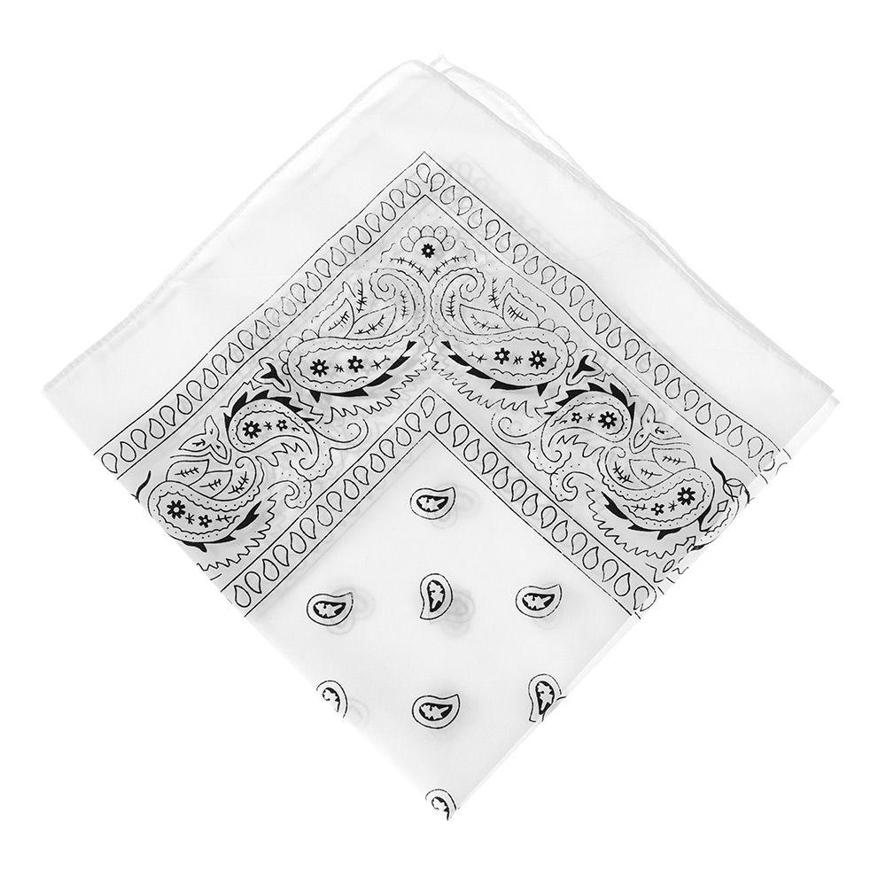 Women Fashion Neck Scarf Headwear Wristband Hair Band Printed Square Scarves Paisley Bandana