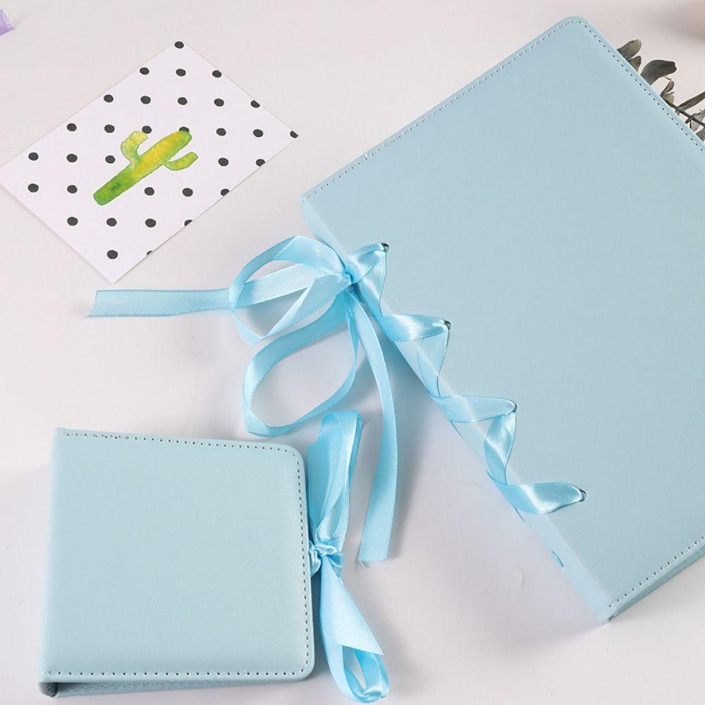 Мини-галстук-бабочка, фотоальбом, кожаный держатель для фотокарточек, самодельный переплет для фотоальбома