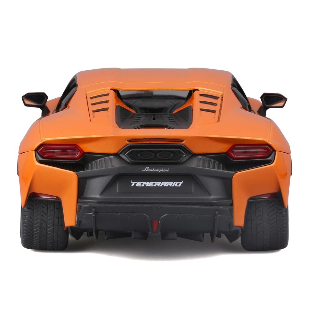 Bburago Scale Lamborghini Temerario Orange Diecast Model Finished Model OG 1/18 / Car, 18-11052