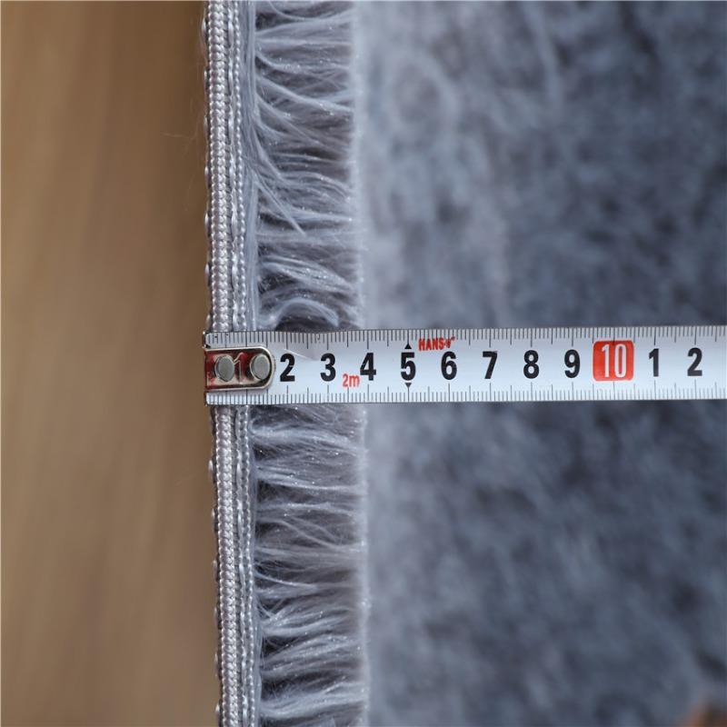 4,5 см Плюшевый Пушистый Ковер Полиэстер Напольный Коврик Нескользящий Коврик для Зоны Спальня Гостиная Напольное Покрытие Мягкий Ворс Домашний Декор для Защиты Мебели