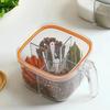 Transparent Seasoning Box Multi Grid Storage Jar New Seasoning Jar Glutamate Pepper Storage