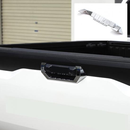 ABS Silver Exterior Outer Tailgate Handle Trim Cover for Toyota Tundra +
