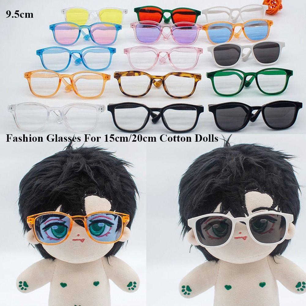 Mini Plush Doll Cute Frame Glasses Plush Doll Eyeglasses Glasses Clothes For 15cm/20cm Dolls