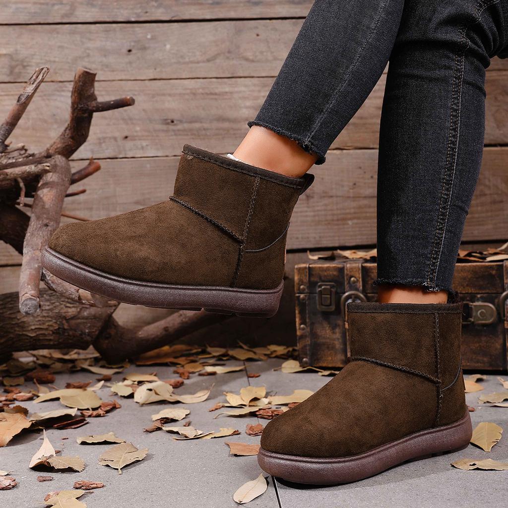 Женские высокие зимние сапоги на меху, женские зимние новые утепленные хлопковые сапоги, оптом