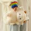 Милая овечка кукла кавайный пушистый ягненок плюшевая игрушка мягкие игрушки мягкие плюшевые игрушки