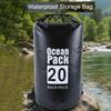 20L Waterproof Dry Bag Large-Capacity Beach Backpack Swimming Bucket Bag  Fishing Hiking