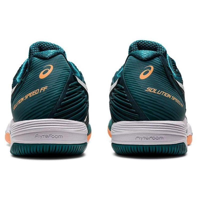Asics Кроссовки для тенниса Solution Speed FF 2 Мужские Низкие Темно-зеленые 1041A182-300