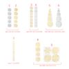 New Metal Energy Decor Sticker Flower Of Life Phone stickers Flower Life Tree Pyramid Epoxy Resin Material Jewelry Decor