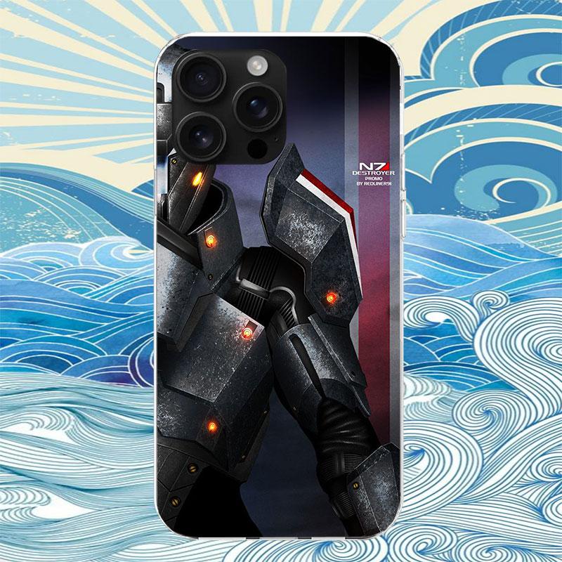 Чехол для телефона N7 Mass Effect для iPhone 11 12 13 Mini 14 15 Plus 17 Air 16 Pro Max 16E 7 8 SE 2020 Индивидуальная печать Чехол для iPhon
