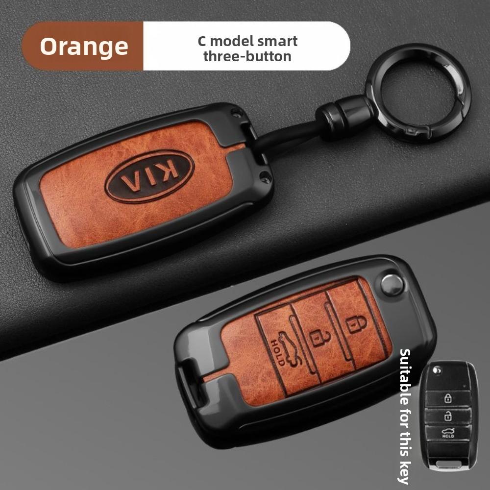Durable for Kia Key Cover for KX3 KX5 K2 K4 Forte KXCross Sportage Seltos Rio Car Keys Protection