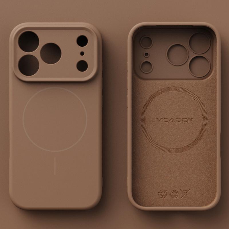 Для iPhone 17 Pro Max Чехол Магнитный Для Magsafe Жидкий Силикон Мягкая Крышка Coque Для iPhone 16 15 14 13 Pro Max 17E 16E