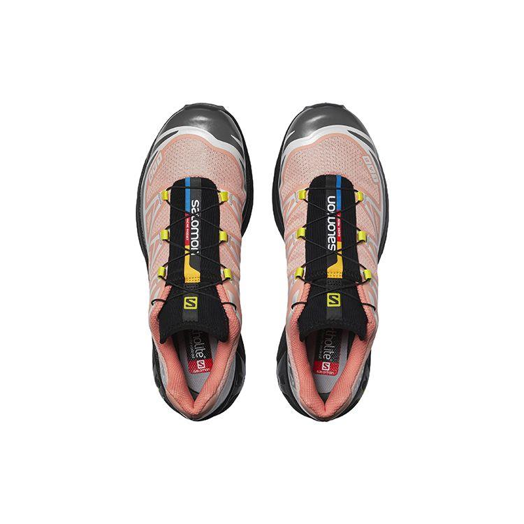 SALOMON XT-6 Trendy Functional Outdoor Fabric Low-Top Casual Trail Running City Commuting Shoes Unisex Sneaker Dahlia 416200