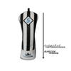 CRAFTSMAN Чехол для головки клюшки для гольфа Fairway Wood, для клюшки Fairway Wood, Продается отдельно, Чехол с вертикальными черно-белыми полосами, Легко надевается и снимается, Синтетический,