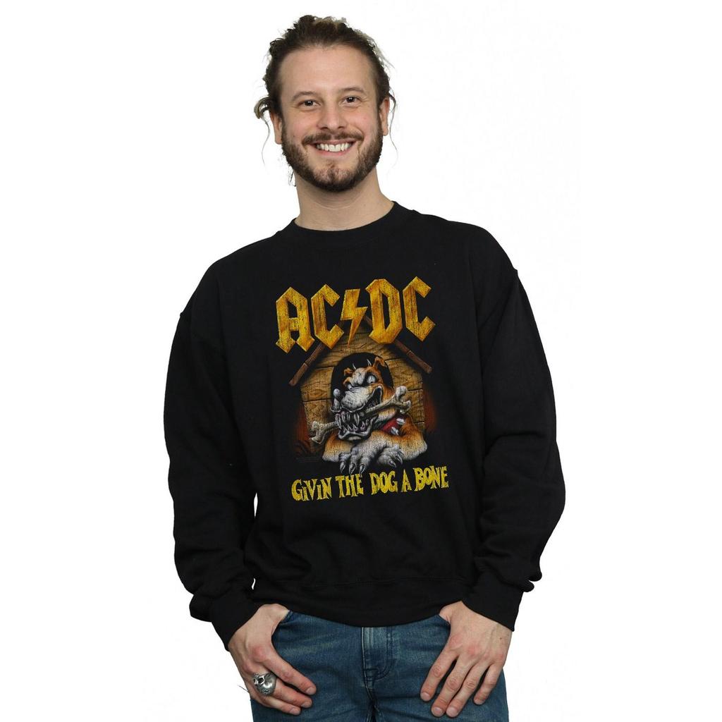 AC/DC Mens Give The Dog A Bone Sweatshirt