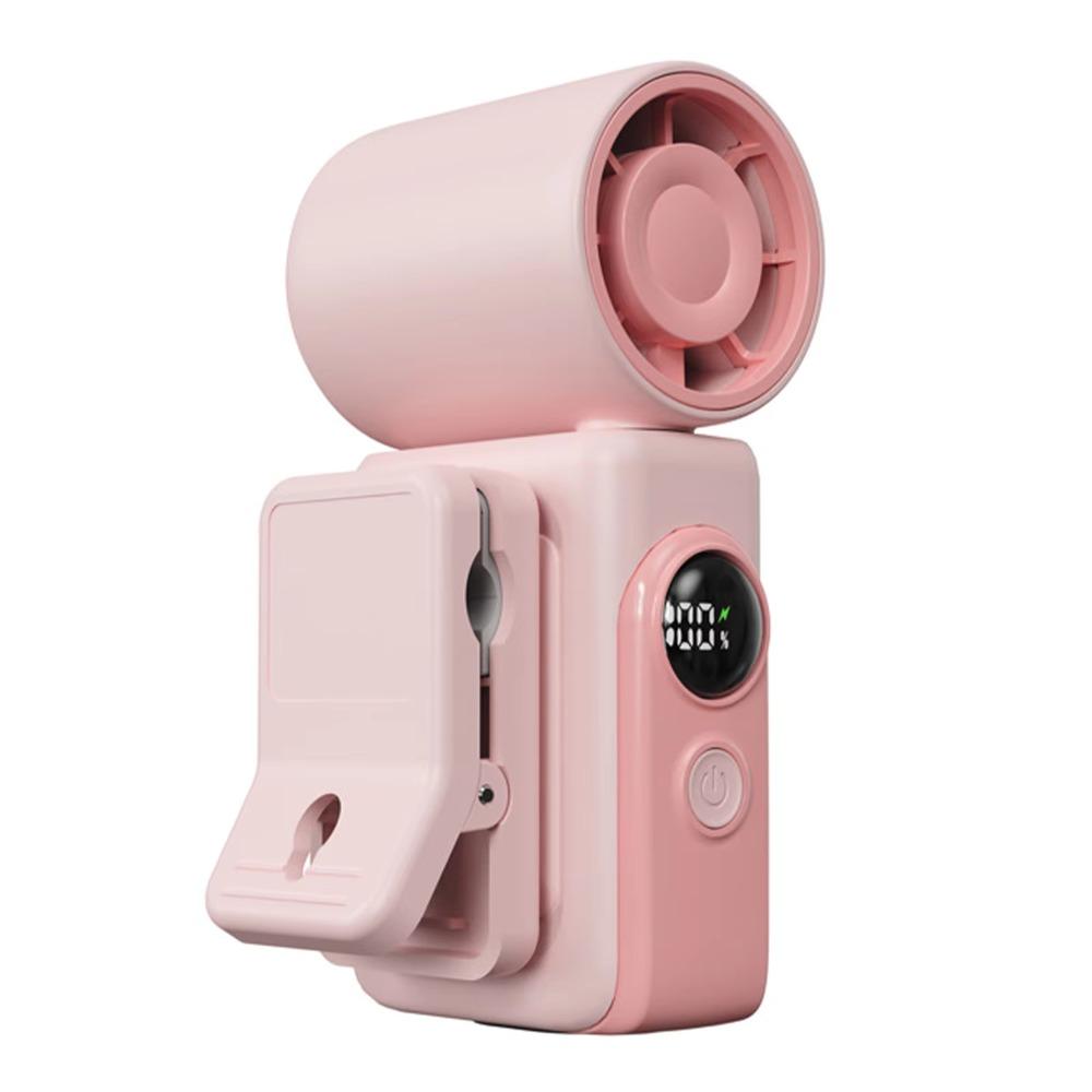 Turbo Speed Personal Cooling Fans LED Display USB Rechargeable Fan Cooling Mini Fan  Travel