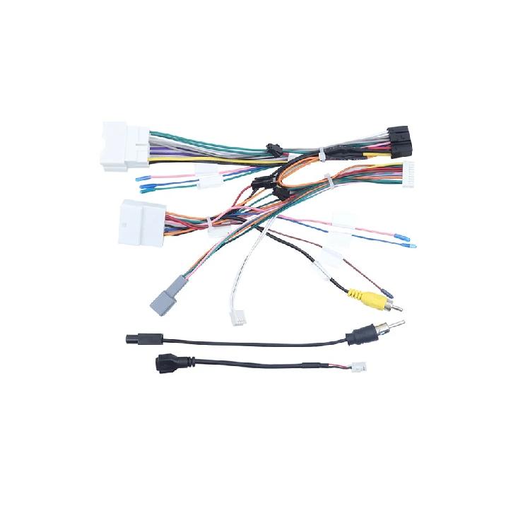 Android Car Stereo Radio Power Wire Harness Cable 16Pin Power Canbus Box Decoder Adapter For Renault Duster Clio Kangoo Sandero