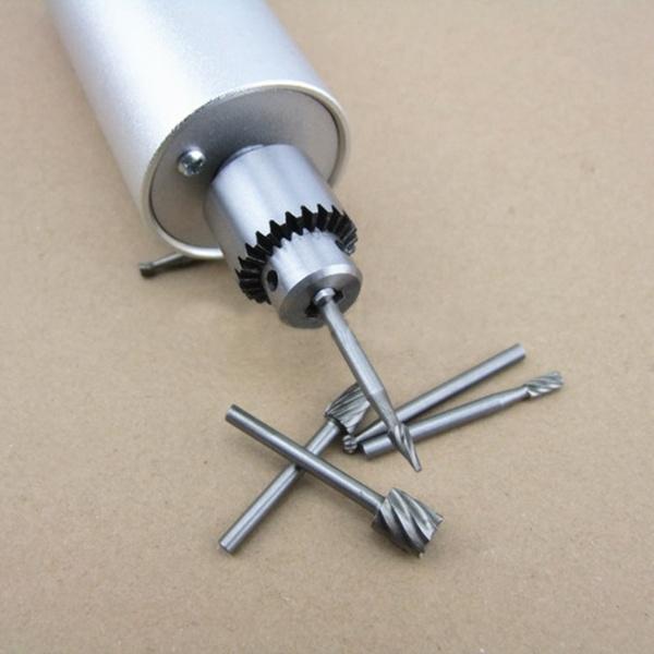 6PCS Rotary Tool Set Silver Color