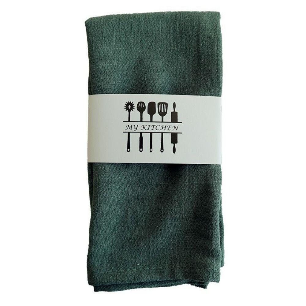 Reusable Cotton Linen Napkin Soft Placemat Party Supply Dinner Cloth  Banquet