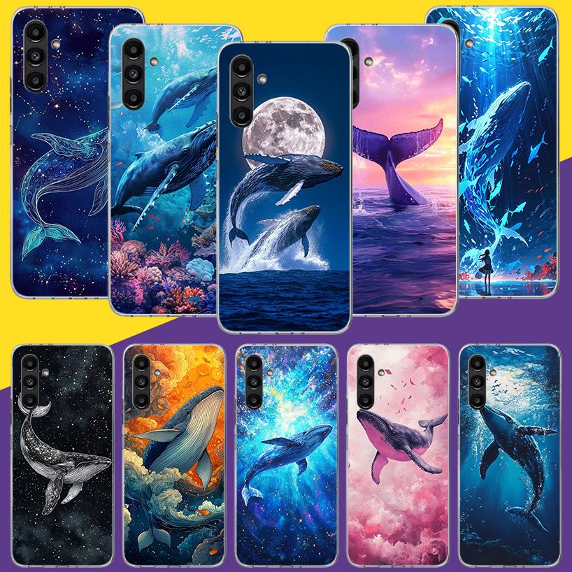 Чехол для телефона 'Морской Гигант - Горбатый Кит' Для Samsung Galaxy A17 A16 A14 A15 A13 A57 A56 A54 A55 A53 A37 A36 A34 A35 A33 A26 A24 A25 A