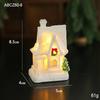 New Christmas Village Lights Up House Ornament LED Lights Up White Christmas Village House Set for Xmas Home Interior Decoration