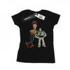 Womens/Ladies Toy Story Buzz And Woody Standing Cotton T-Shirt