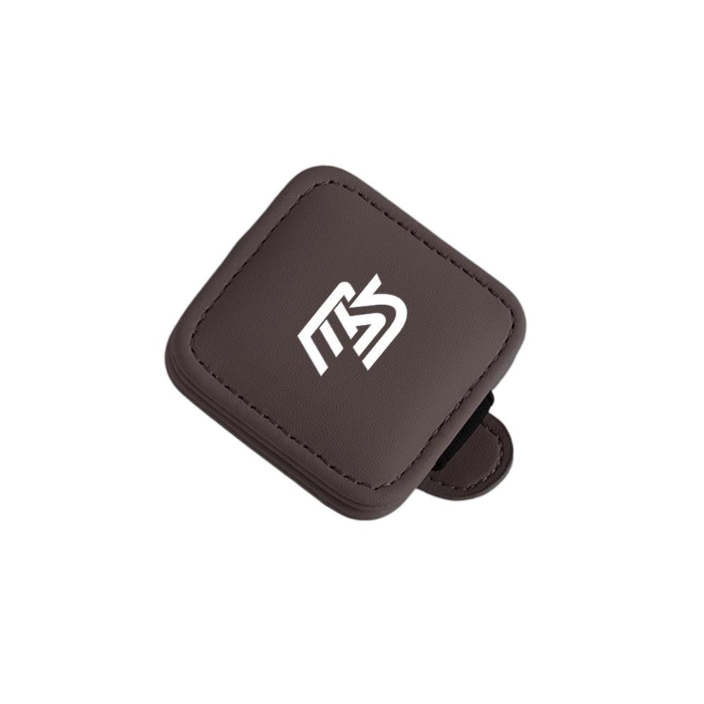 Magnetic Leather Car Eyeglass Hanger Clip Sunglasses Ticke Holder Multi-Function For Mazda 2 3 5 6 7 323 626 RX7 RX8 MX3 MX5 MS