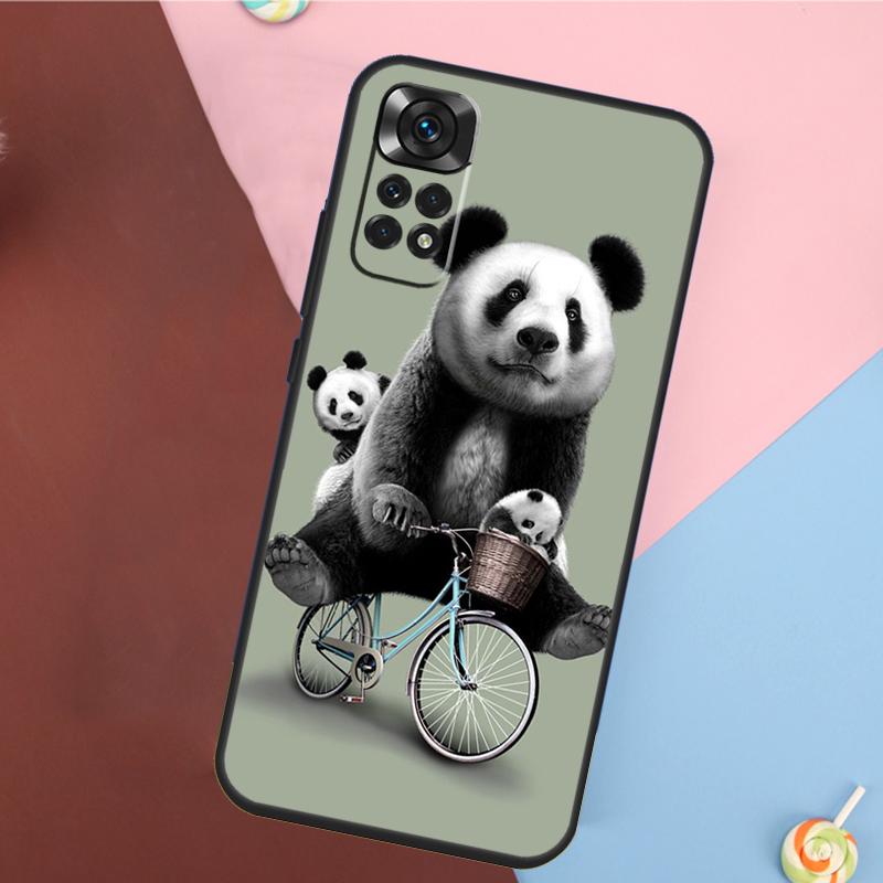 Мультяшный Милый Медведь Панда Чехол Для Xiaomi Redmi Note 13 14 Pro 12 11 9 10 9S 10S 11S 12S Redmi 14C 10C 12C 13C Чехол