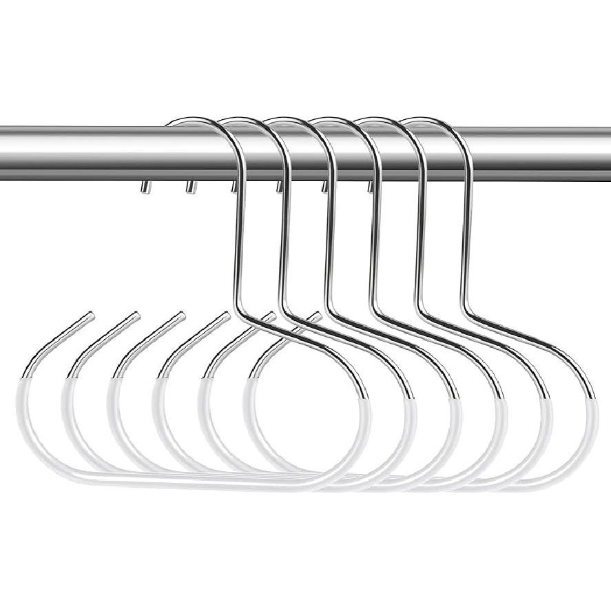 6 Count Hat Organizer Hanger, Baseball Closet Cap Rack Holder for Space-Saving, Scarf Organizer Hanger for Baseball Caps, Beanies, Belts, Scarf
