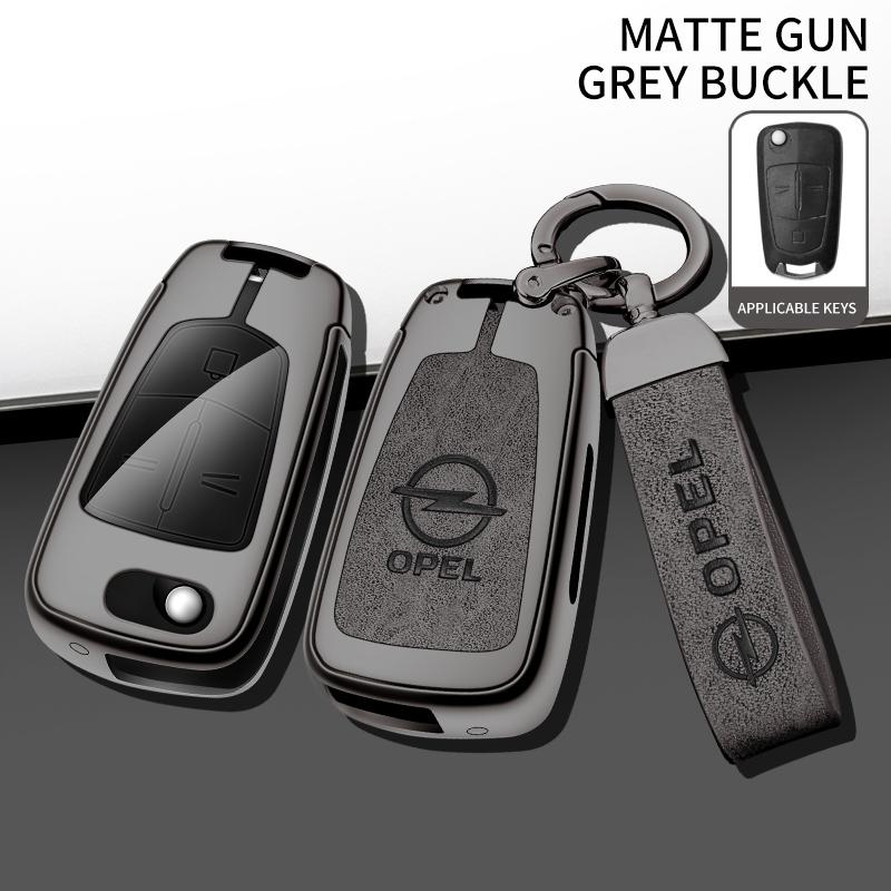 For Opel OPCline ASTRA CORSA INSIGNIA MOKKA VECTRA GTC Tigra Car Key Chain Metal Key Shell Car TPU Zinc Alloy Key Case Bag