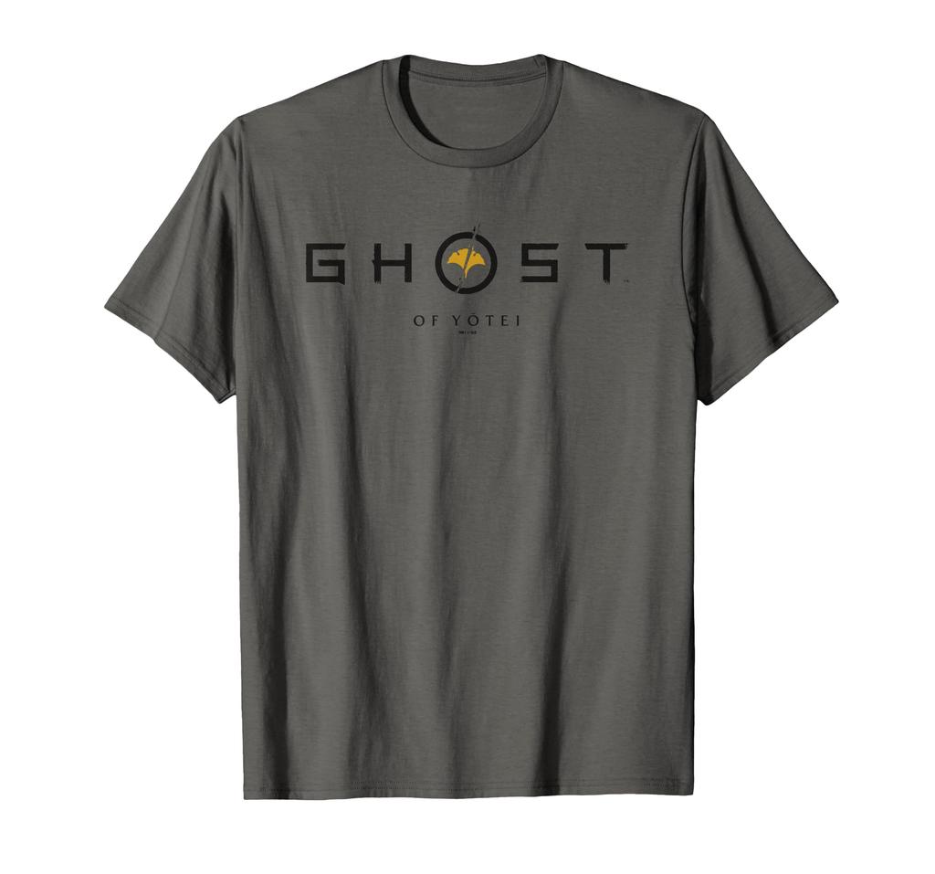 Ghost Of Yotei Black And Yellow Minimalist Logo T-Shirt