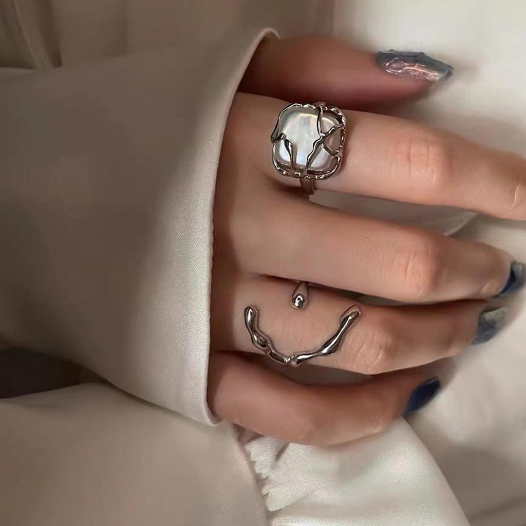 Кольцо с супер бессмертным жемчугом, женский дизайн, темперамент, кольцо на указательный палец, персонализированное модное кольцо