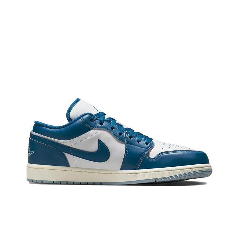 Air Jordan 1 Low SE Industrial Blue Men Sneakers White Blue-Grey Sail FN5214-141