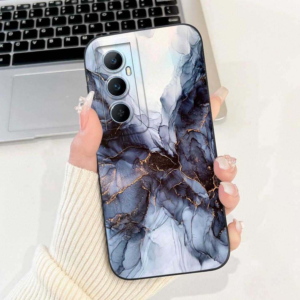 Funda For Realme C65 RMX3910 Back Cover For Realme C65 4G Case Shockproof Luxury Flowers Cute Cartoon Cool Silicone Bumper Coque