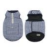 Double-sided can wear dog clothes autumn and winter warm reflective big dog cotton coat waterproof pet clothing spot wholesale M (6-8 catties)