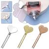 Manual Toothpaste Squeezer Stainless Steel Dispenser Tube Squeezer Hand Cream Tube Paint Extruder Tooth Cleaning Accessories