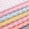 1 Yard Super Soft Minky Dot Fabric Sewing Baby Blanket Toys Material Antipilling Eco-Friendly Polyester Handwork Plush Fabric