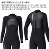 Women's 3mm Neoprene Full-Suit Wetsuit for Diving, Surfing, and Fishing, One-Piece Back Zip, Classic Style, Size XL